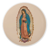 Virgen de Guadalupe Keramikknauf (Vorderseite)