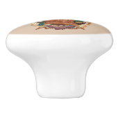 Virgen de Guadalupe Keramikknauf (Seitenansicht)