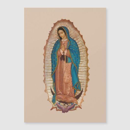 Virgen de Guadalupe Magnetkarte (Vorderseite)