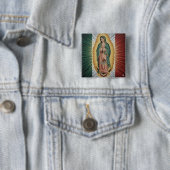 Virgen de Guadalupe - Mexico Button (Beispiel)