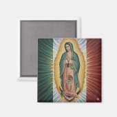 Virgen de Guadalupe - Mexiko Magnet (Vorderseite/Rückseite)