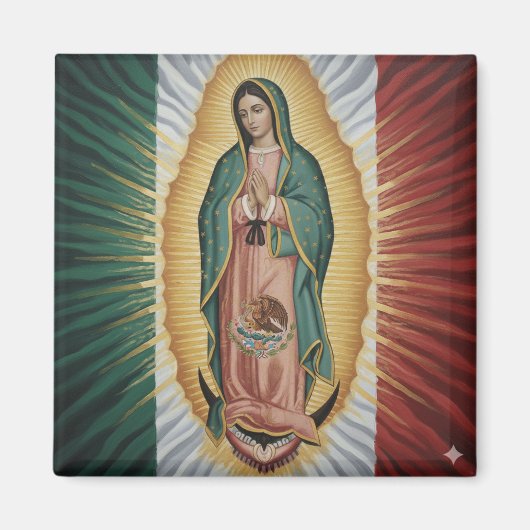 Virgen de Guadalupe - Mexiko Magnet (Vorne)