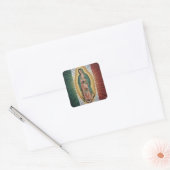 Virgen de Guadalupe - Mexiko Quadratischer Aufkleber (Umschlag)