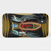 Virgen De Guadalupe (mit Engeln) Case-Mate iPhone Hülle (Rückseite (Horizontal))