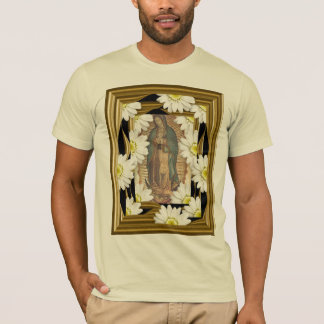 Virgen De Guadalupe (mit Gänseblümchen) T-Shirt