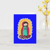 Virgen De Guadalupe Note Card Karte (Gelbe Blume)