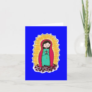 Virgen De Guadalupe Note Card Karte