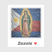 Virgen de Guadalupe - Philippinen Aufkleber (Blatt)
