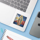 Virgen de Guadalupe - Philippinen Aufkleber (Laptop mit iPhone)