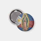 Virgen de Guadalupe - Philippinen Magnet (Vorderseite/Rückseite)
