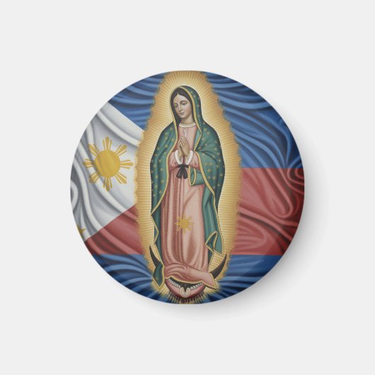 Virgen de Guadalupe - Philippinen Magnet (Vorne)