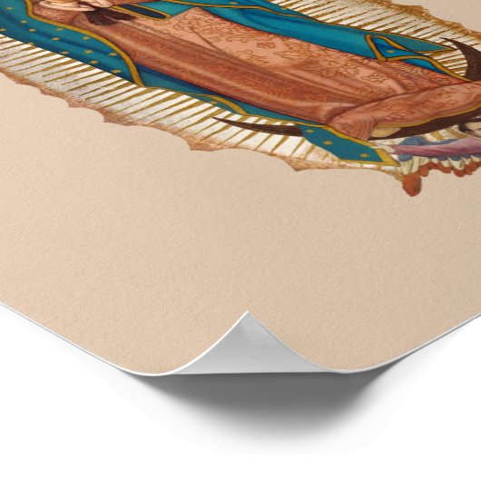 Virgen de Guadalupe Poster (Ecke)