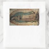 Virgen de Guadalupe Rechteckiger Aufkleber (Tasche)