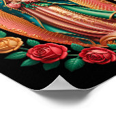 Virgen De Guadalupe Saint Mary Christian Religious Poster (Ecke)