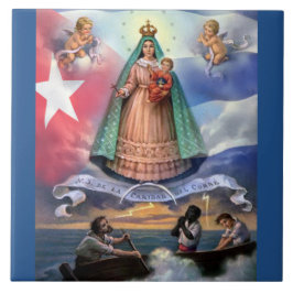 VIRGEN DE LA CARIDAD DEL COBRE, FLIESE