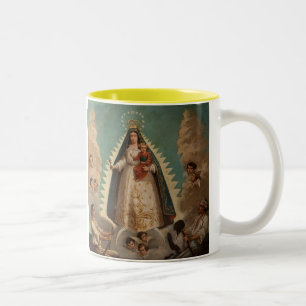 Virgen de La Caridad del Cobre Zweifarbige Tasse