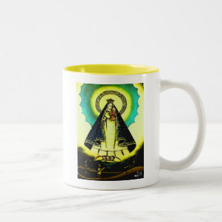 VIRGEN DE LA CARIDAD ZWEIFARBIGE TASSE