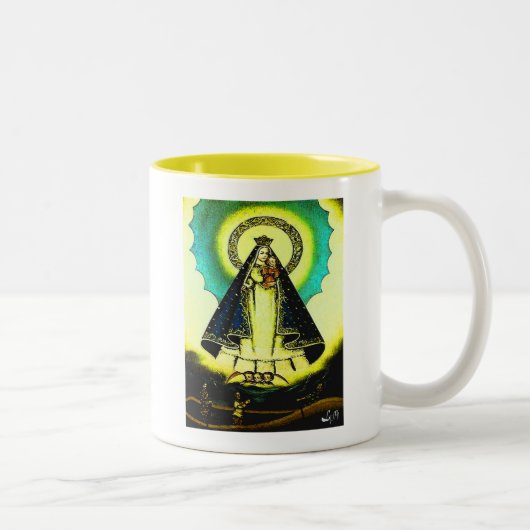 VIRGEN DE LA CARIDAD ZWEIFARBIGE TASSE (Rechts)