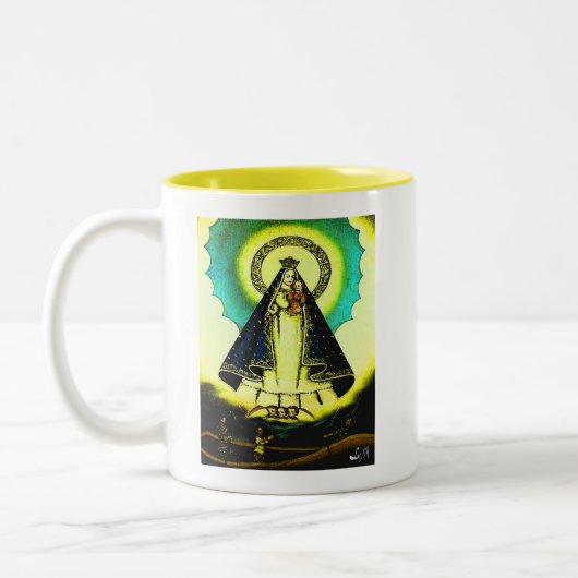VIRGEN DE LA CARIDAD ZWEIFARBIGE TASSE (Links)