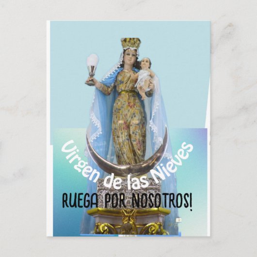 Virgen de las Nieves Postcard Postkarte (Vorderseite)