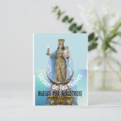 Virgen de las Nieves Postkarte (Stehend Vorderseite)