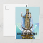 Virgen de las Nieves Postkarte (Vorne/Hinten)