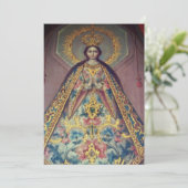 Virgen de Zapopan Einladung (Stehend Vorderseite)