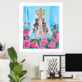Virgen del Valle, Rocio Milagroso Poster (Heimbüro)