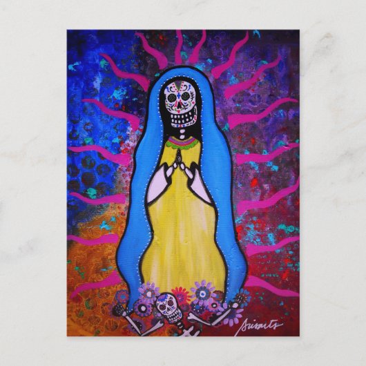VIRGEN GUADALUPE POSTCARD POSTKARTE (Vorderseite)
