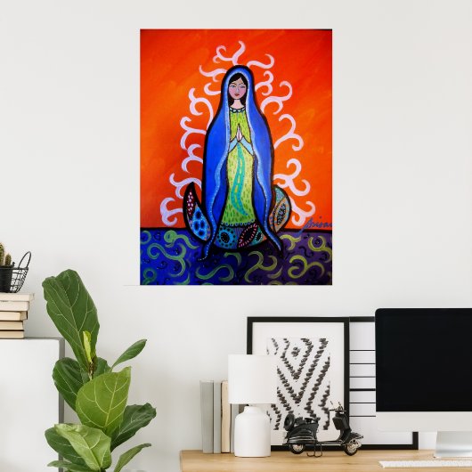 Virgen Guadalupe Poster (Heimbüro)