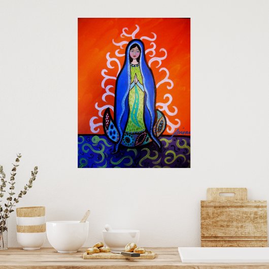 Virgen Guadalupe Poster (Küche)