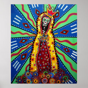 VIRGEN GUADALUPE TAG DER TOTEN POSTER