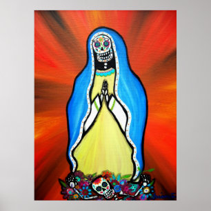 Virgen Guadalupe Tag des Toten Posters Poster