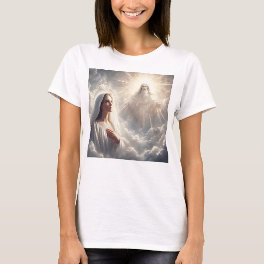 Virgen y Bendición Celestial T-Shirt (Vorderseite)
