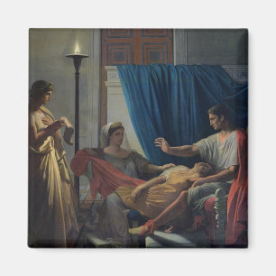 Virgil, der das Aeneid liest Magnet