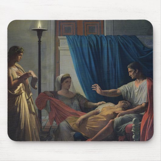 Virgil, der das Aeneid liest Mousepad (Vorne)