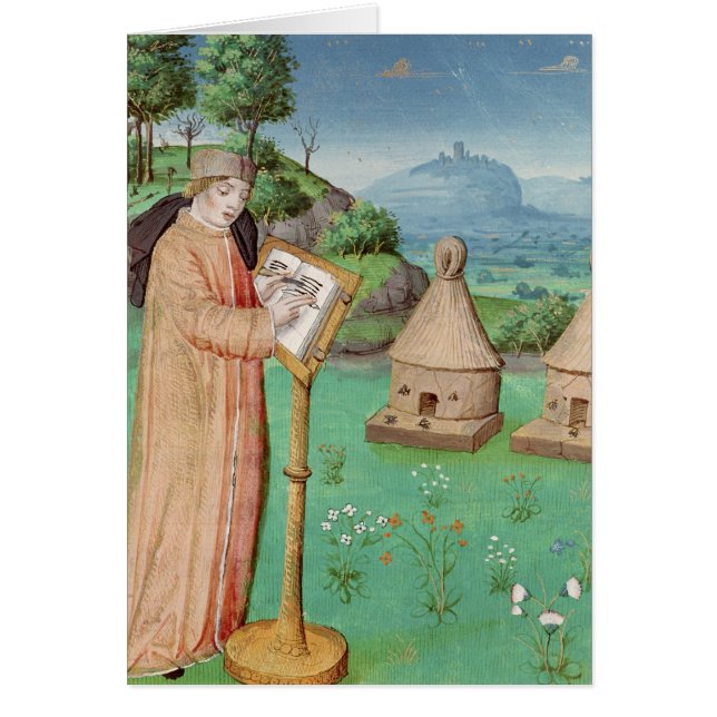 Virgil, der das Leben der Bienen schreibt (Vorne)