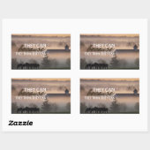 Virgil Inspiration Zitat "Sie können" Rechteckiger Aufkleber (Blatt)