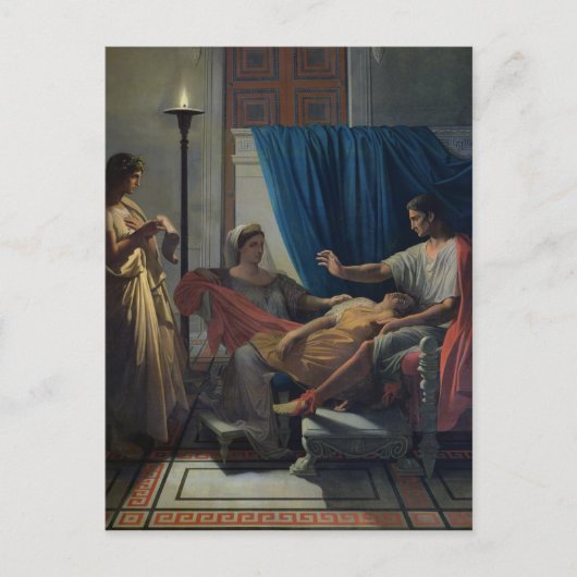 Virgil Reading the Aeneid Postkarte (Vorderseite)