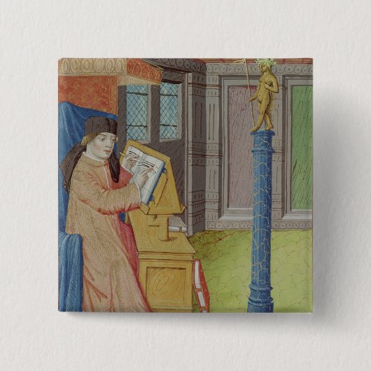 Virgil Schreiben vor Artemis Button (Vorderseite)