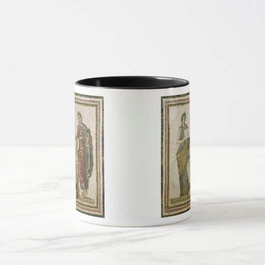 Virgil und die Musen, von Sousse Tasse (Zentrum)