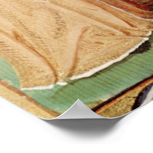 Virgil Writing in a Field of Sheep and Goats Poster (Ecke)