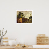 Virgil's Grab von Mondlicht mit Silius Italicus, 1 Poster (Küche)