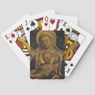 Virgin and Child, 1825 (tempera on panel) Spielkarten