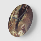 Virgin and Child Appearing to St. Philip Neri, 172 Runde Wanduhr (Winkel)