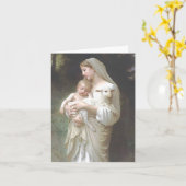 Virgin And Child L'Innocence Card Karte (Gelbe Blume)
