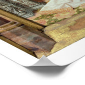 Virgin and Child with Three Angels, central panel Poster (Ecke)