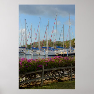 Virgin Gorda Yachthafen Poster