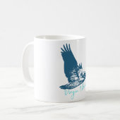 Virgin Islands brown pelican Kaffeetasse (Vorderseite Links)