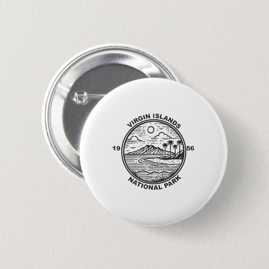 Virgin Islands National Park  Button (Vorne & Hinten)